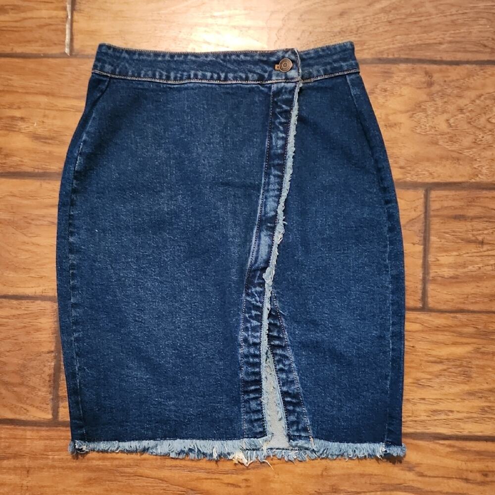 Great Smoky Los Angeles Womens medium Denim Pencil Skirt